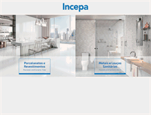 Tablet Screenshot of incepa.com.br